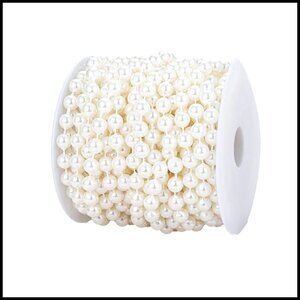 Faux Pearl Bead Garland Strand Vintage Elegant Wedding Party Decoration Crafting